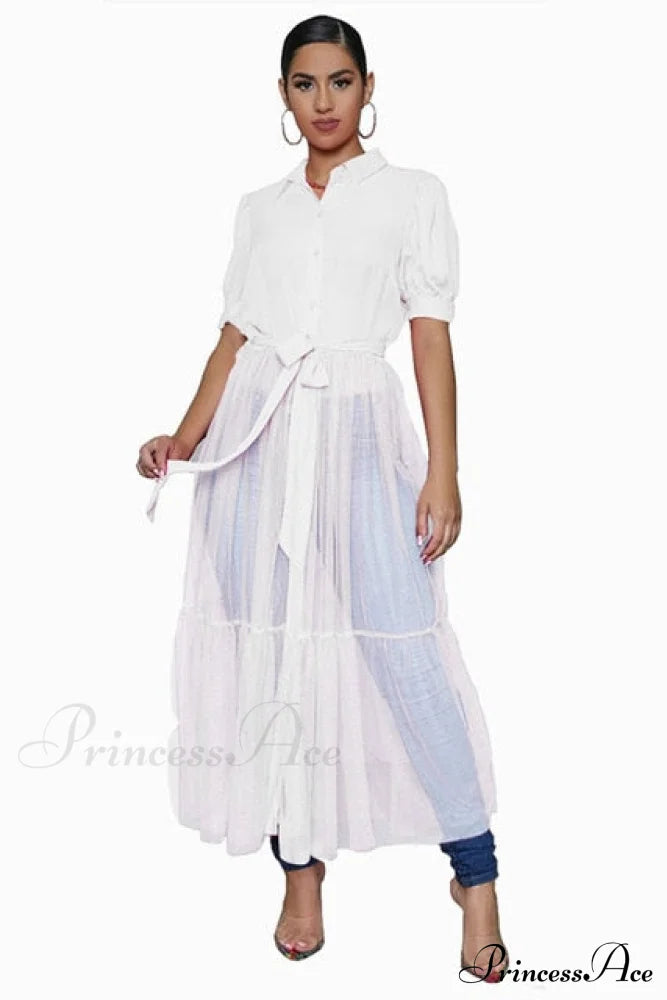 Short Sleeve White