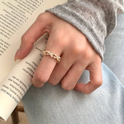 Lavender Bow Ring