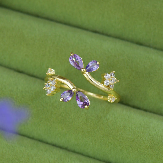 Lavender Whisper Ring