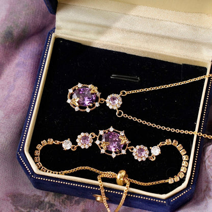 Lilac Butterfly Bracelet