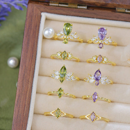 Lilac Vine Ring