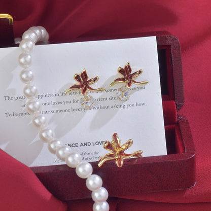 Lily of Burgundy Ring