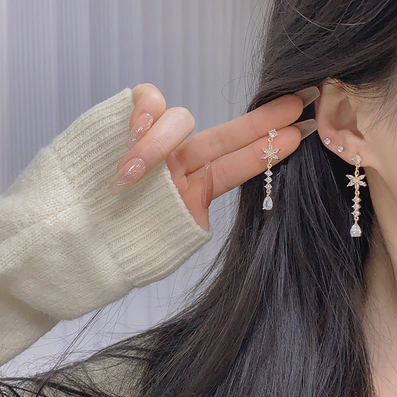 Lumine Flower Drop Earrings