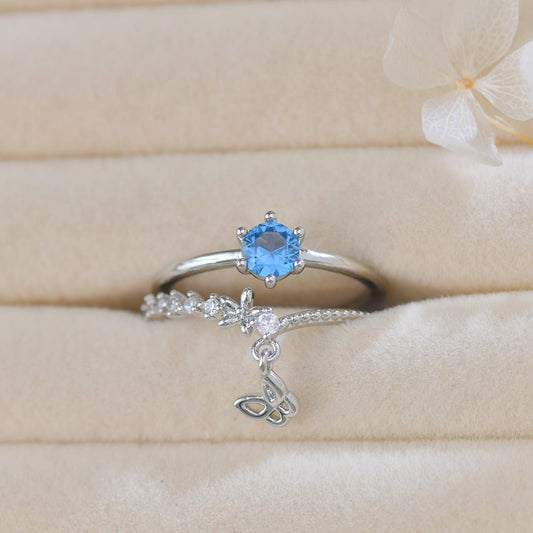 Luna Butterfly Ring