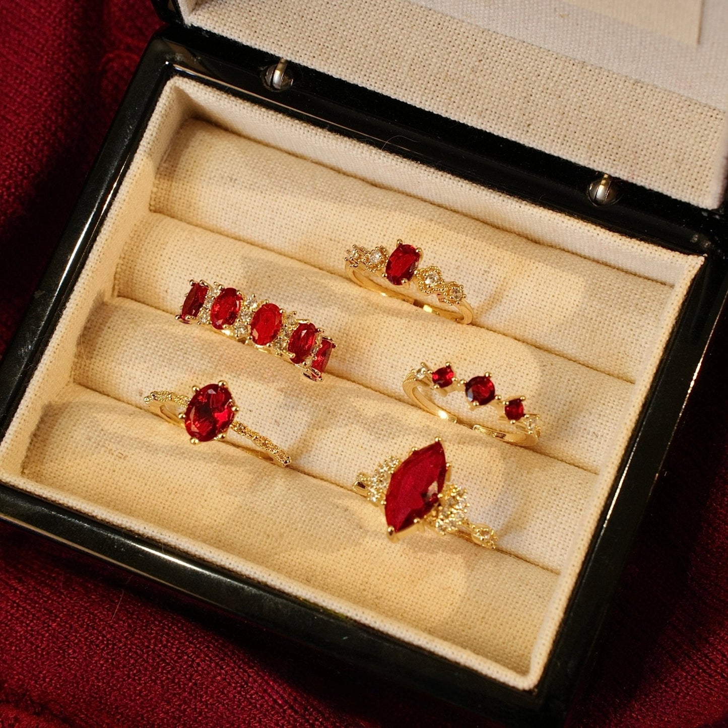 Marquise Ruby Ring