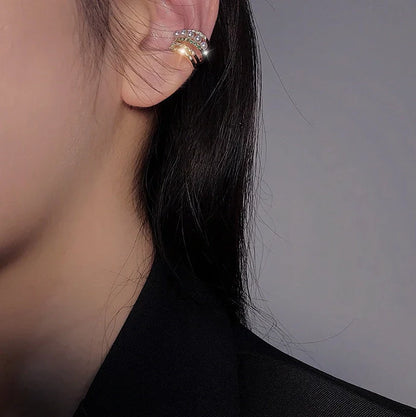 Multi-layer Pearl Zircon Ear Cuffs