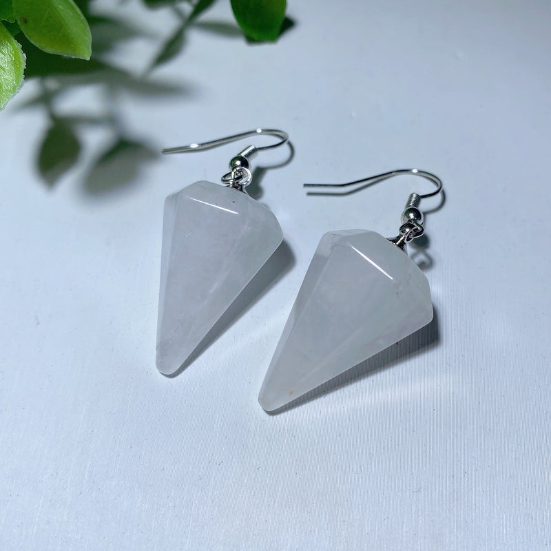 Mixed Crystal Arrow Head Spiritual Earrings | Healing Sounds