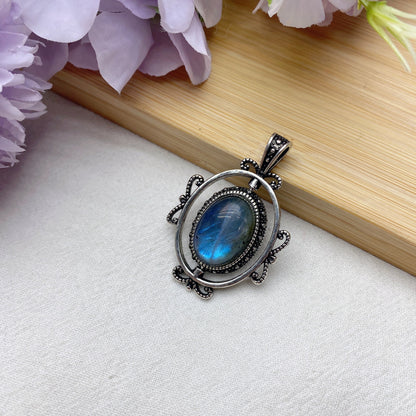 Mixed Crystal Healing Pendant | Spiritual Necklace 1.6 Inch