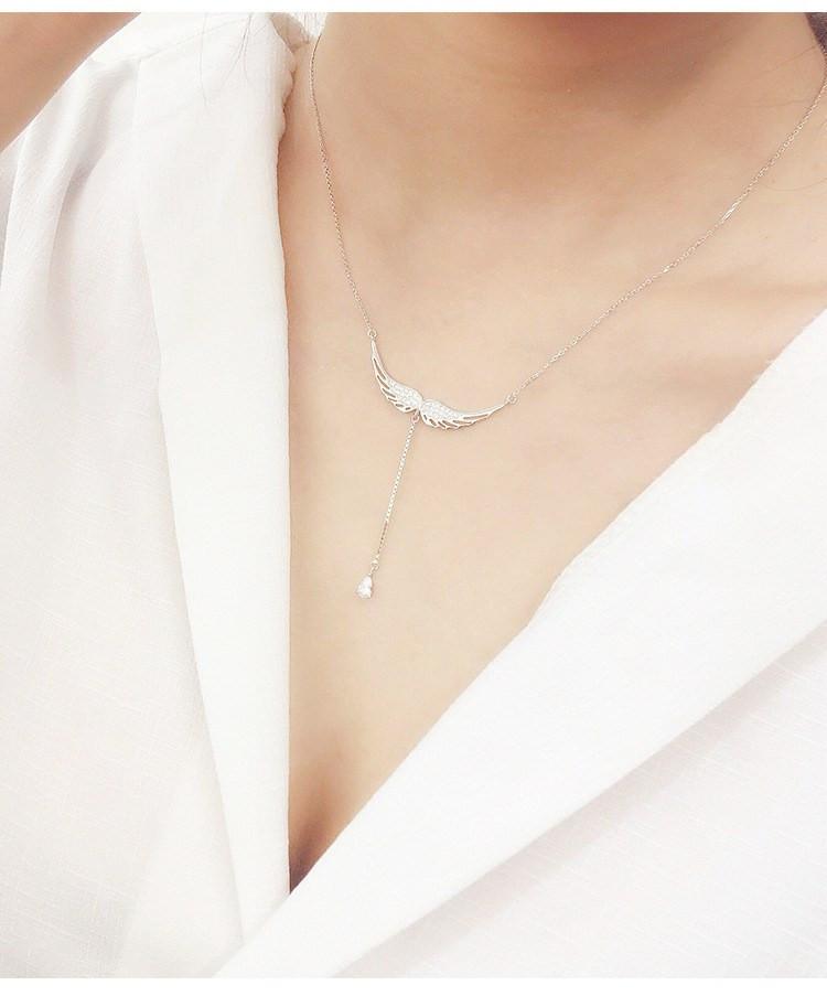 Angel Wings Sterling Silver Necklace
