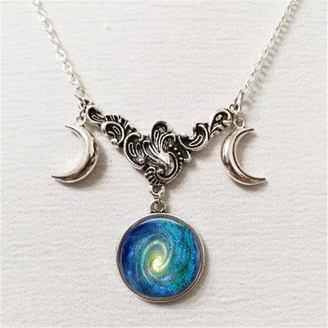 Celestial Moon Goddess Necklace