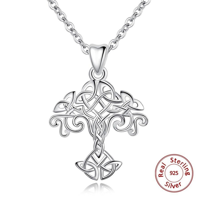 Celtic Tree of Life Silver Necklace