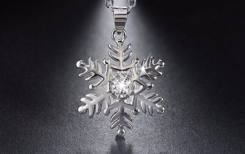 Snowflake Sterling Silver Necklace