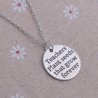 Teacher Inspirational Necklace