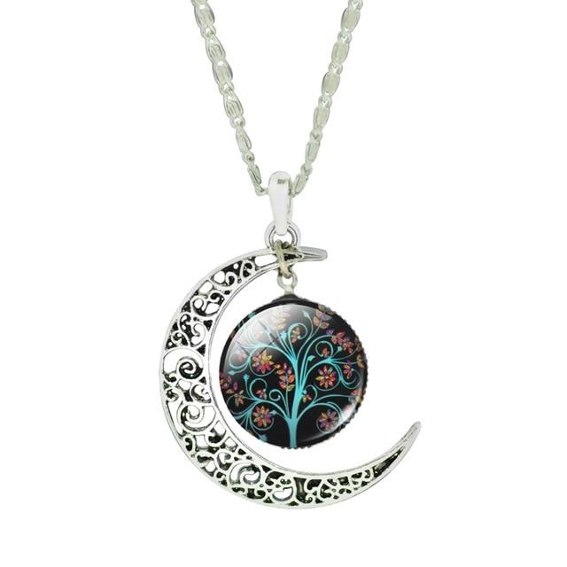 The Tree of Life Moon Necklace
