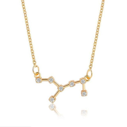 Zodiac Sign Constellation Necklace
