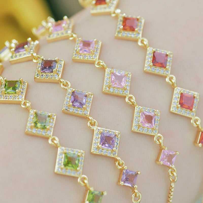 Ophelia Bracelet in Purple