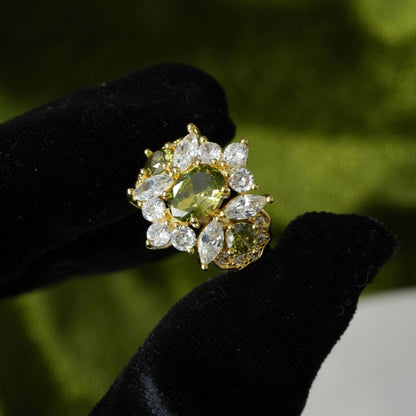 Opulent Peridot Ring