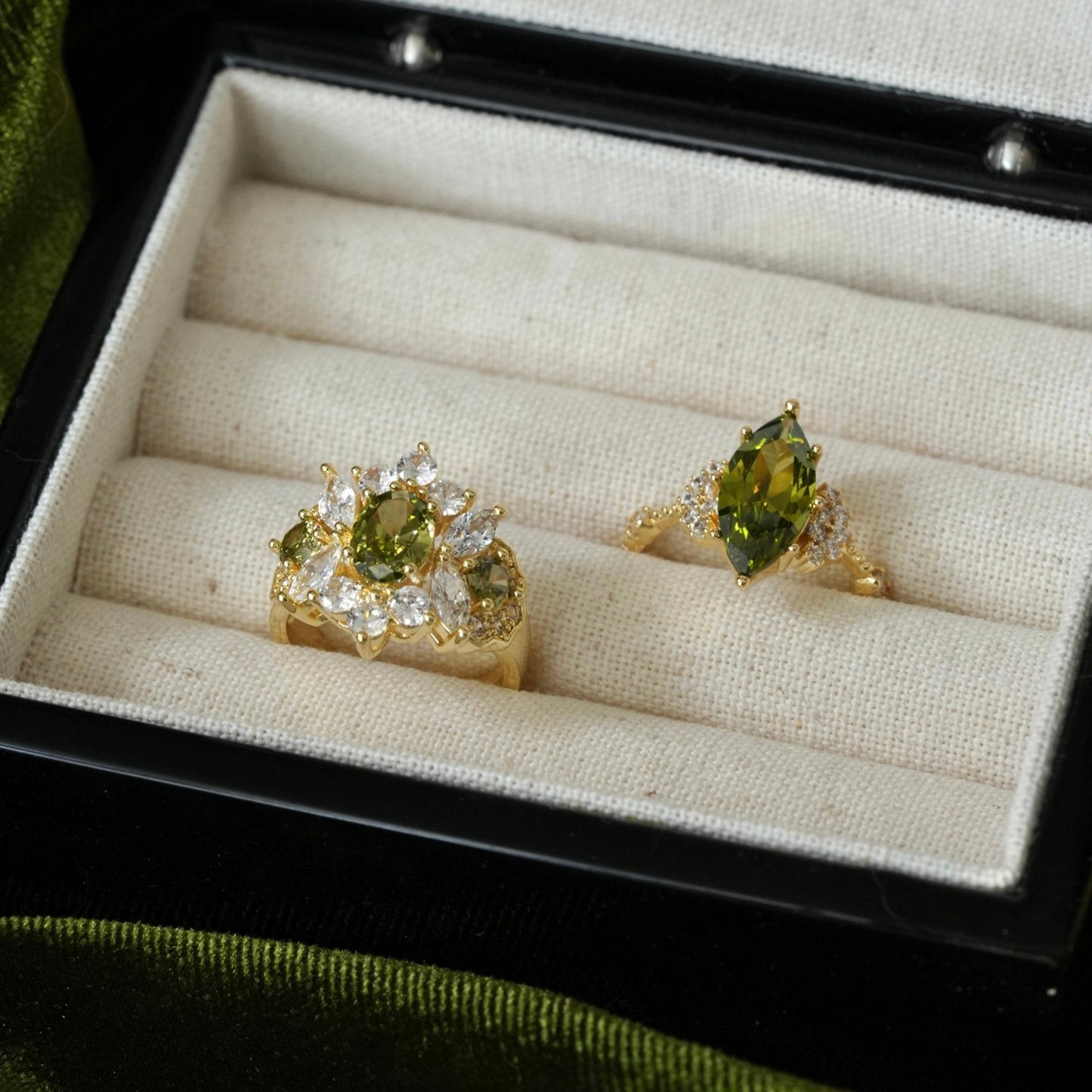 Opulent Peridot Ring