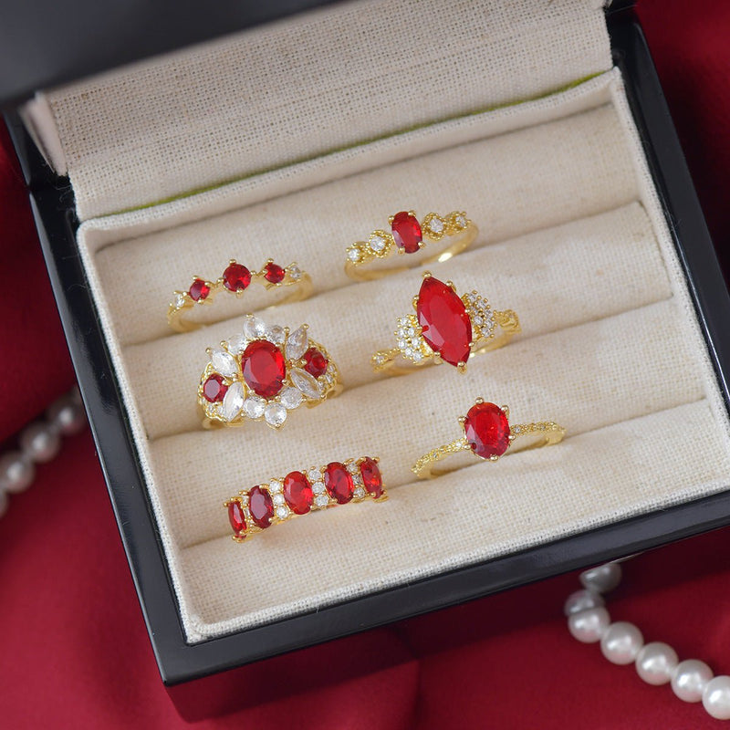 Oval Ruby Ring
