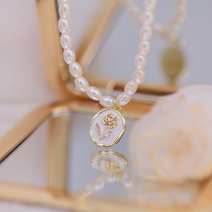 Roselyn Pearl Necklace