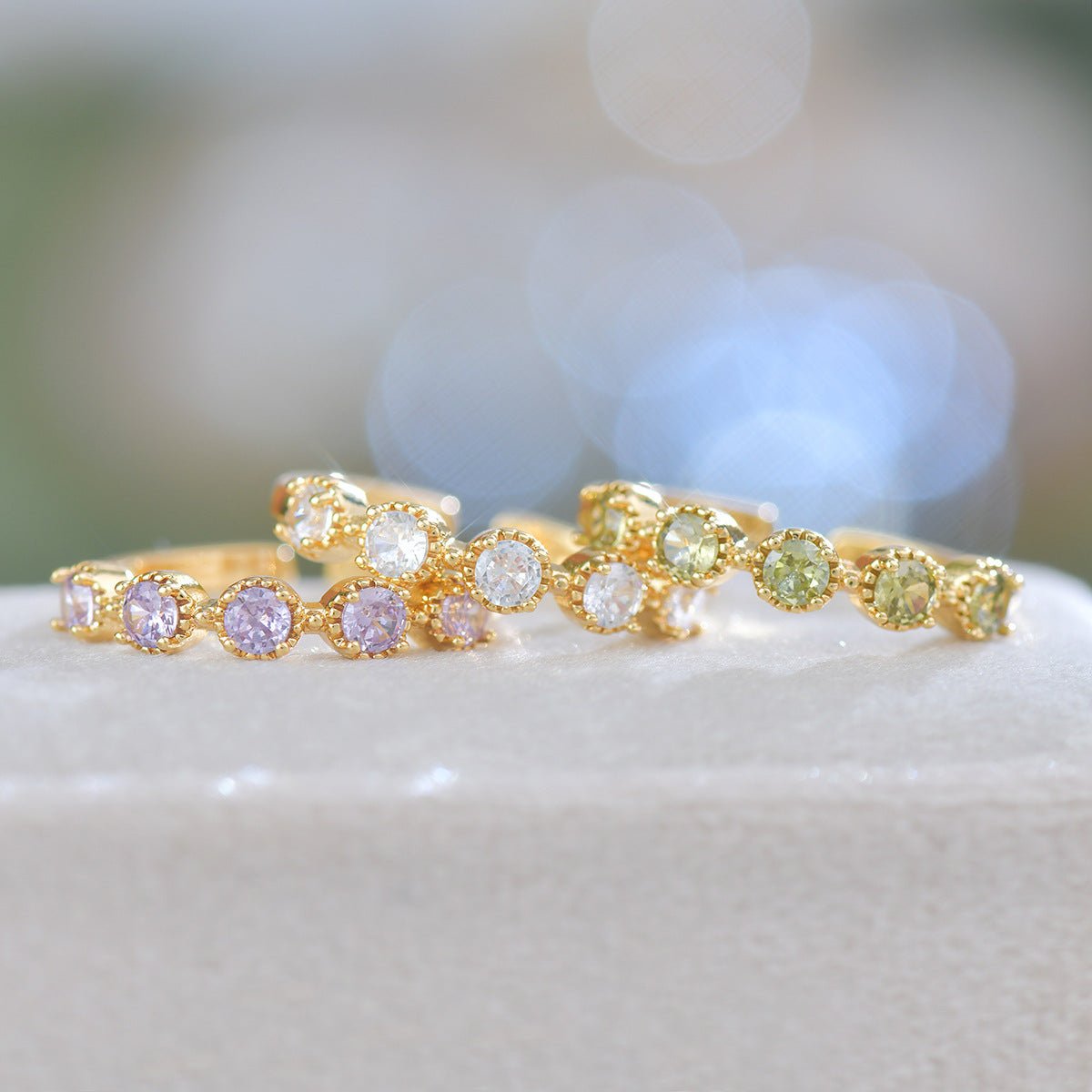 Peridot Band Ring