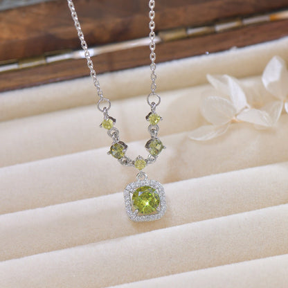 Peridot Baroque Necklace