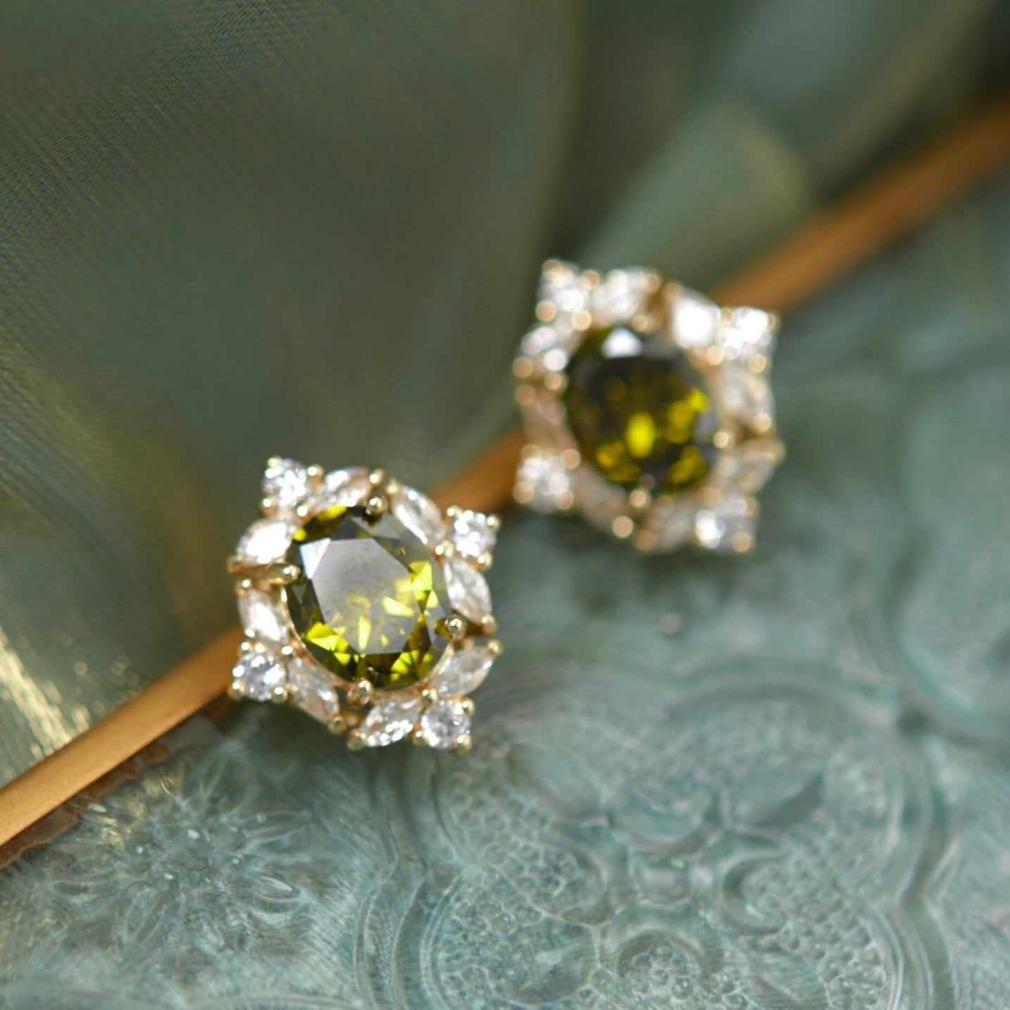 Verdant Baroque Earrings