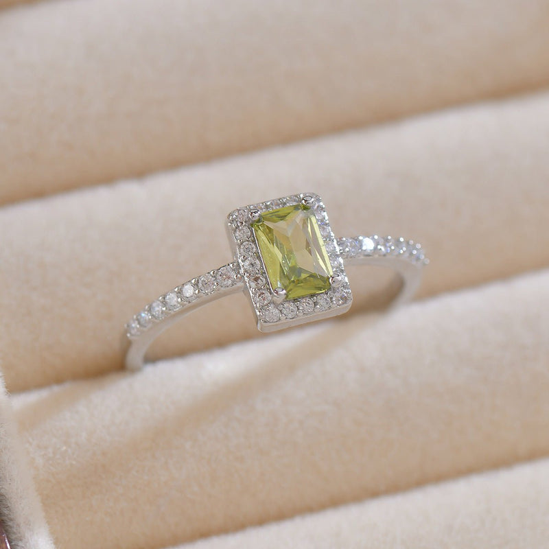 Edith Peridot Ring