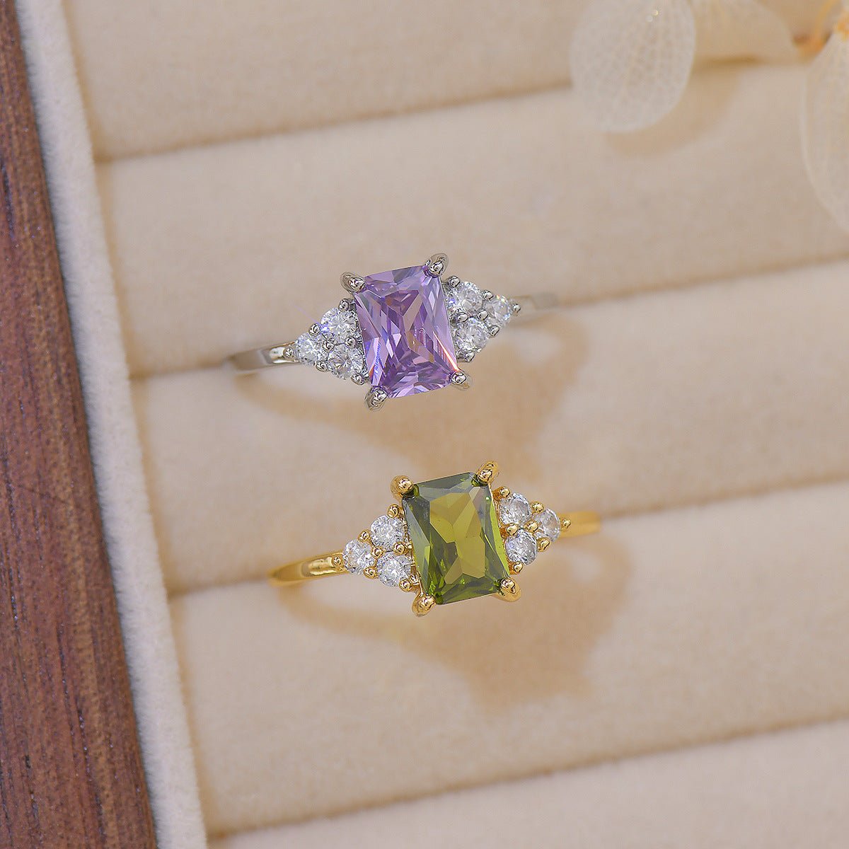 Peridot Princess Ring