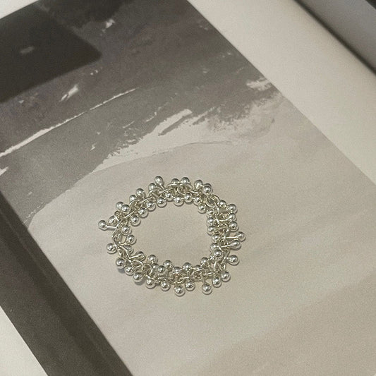 [] Petite Bead Chain Ring
