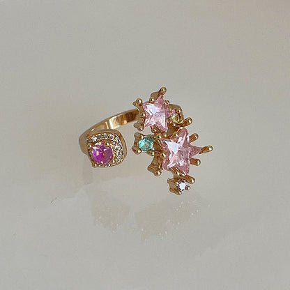 Pink Starlight Ring