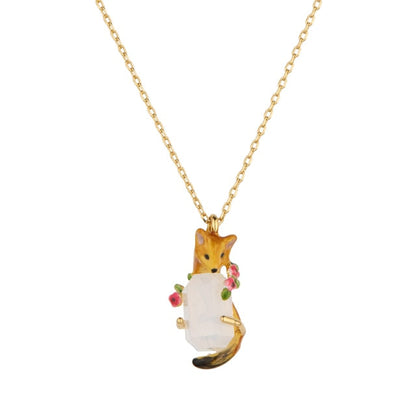 Fox Earrings & Necklace Set