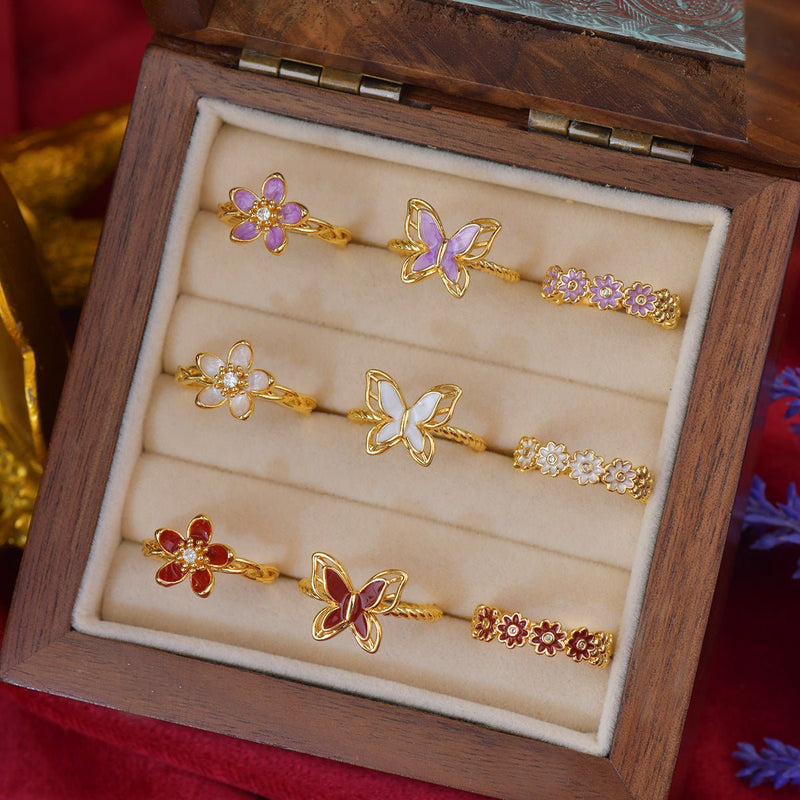 Purple Primrose Ring