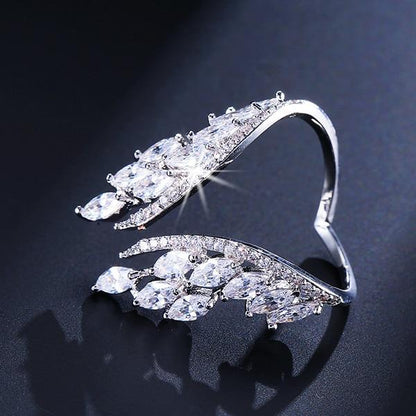 Butterfly Wings Crystal Ring