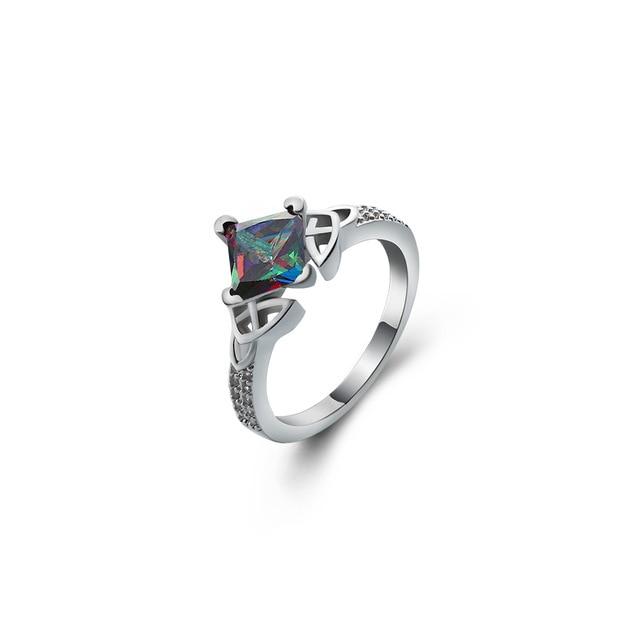 Celtic Mystic Rainbow Ring