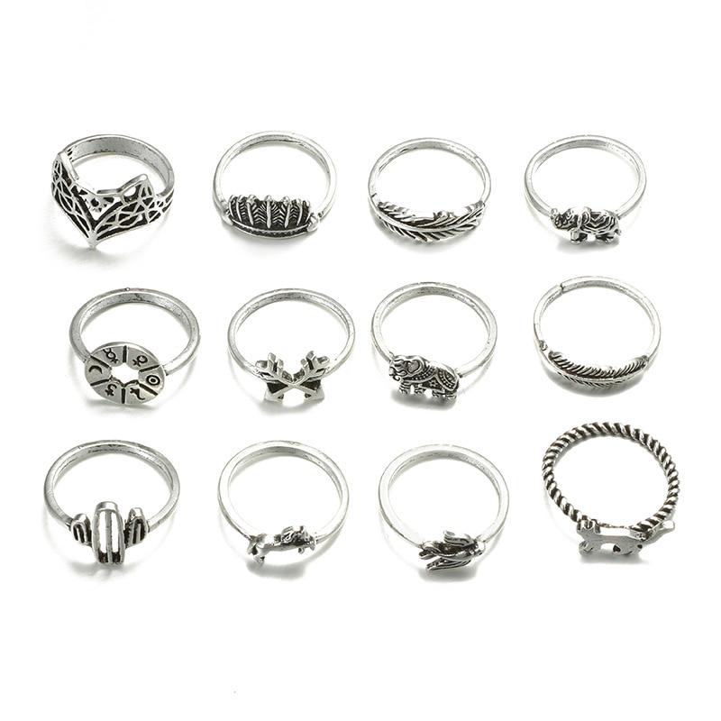 Enchanted Forest Animals Ring Set
