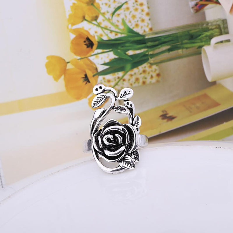 Gothic Style Rose Ring