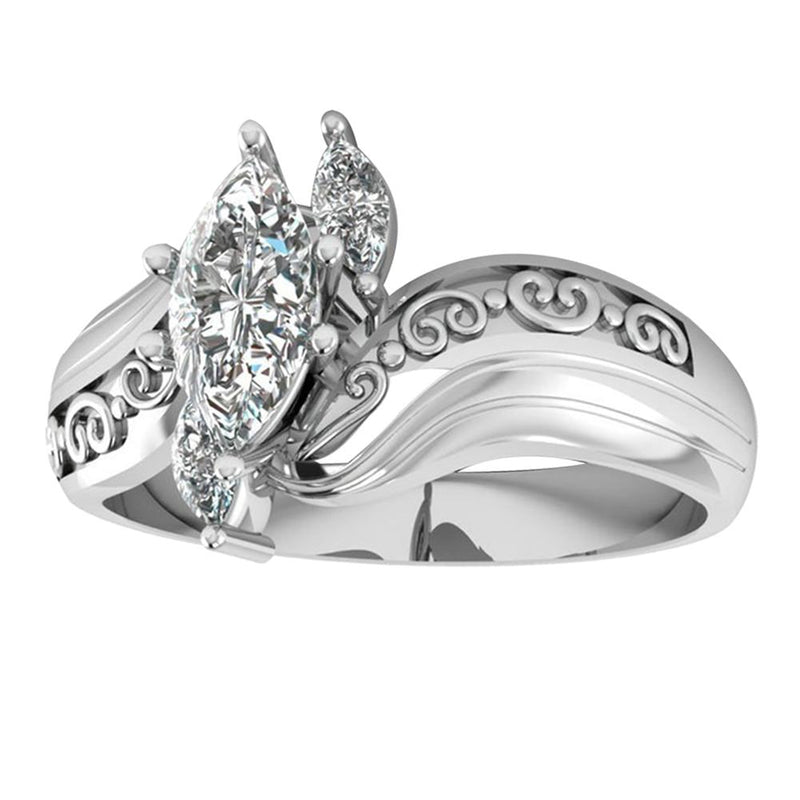 Majestic Crystal Princess Ring