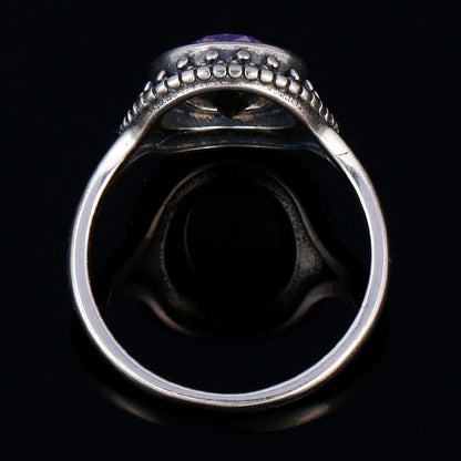 Mystic Rainbow Topaz Silver Ring