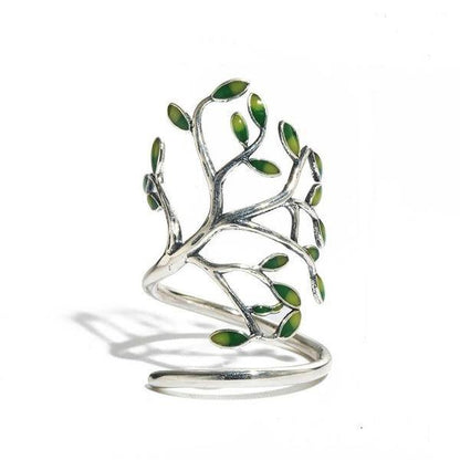 Tree Wrap Silver Ring
