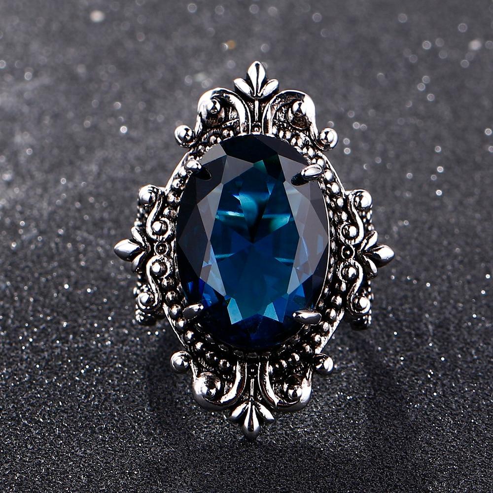Style Sapphire Silver Ring