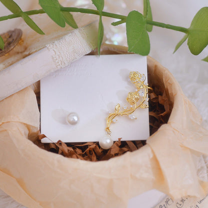 [] Rose Climber Earrings