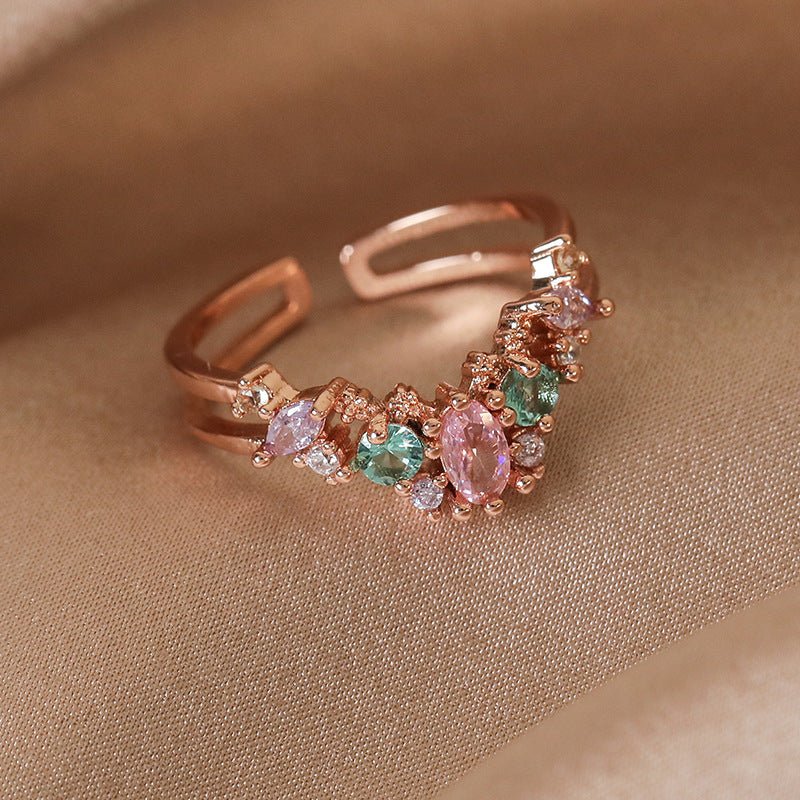 [] Hazel Tiara Ring in Rose Gold