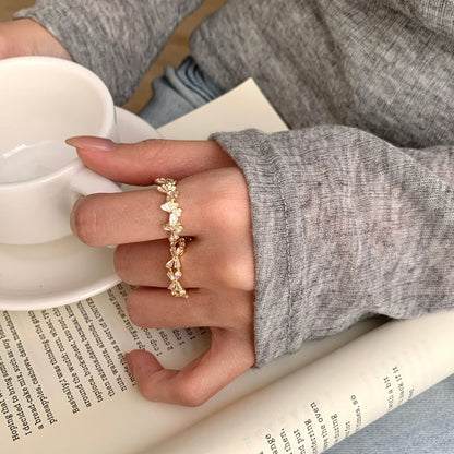 Rosy Flutter Ring