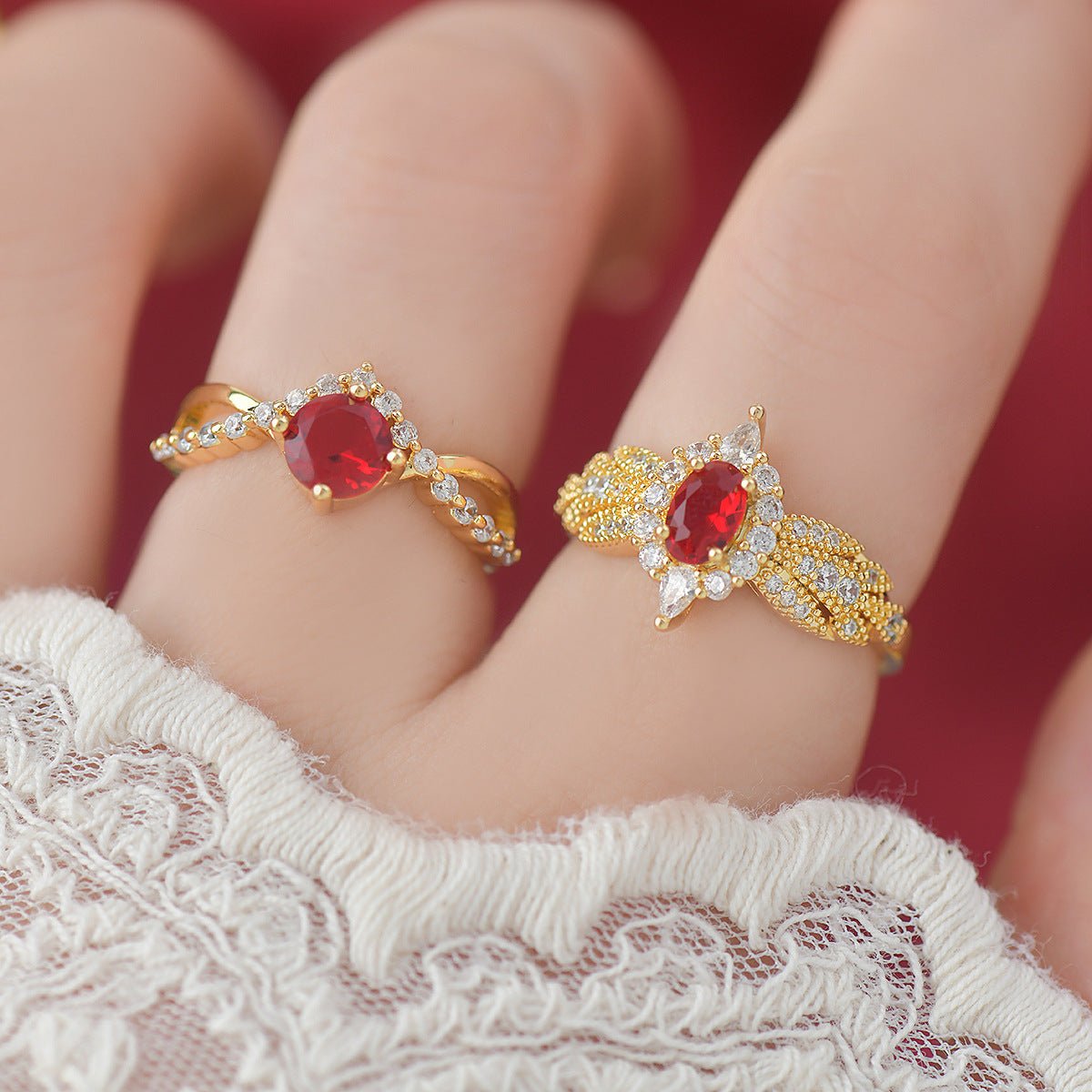 Ruby Allure Ring
