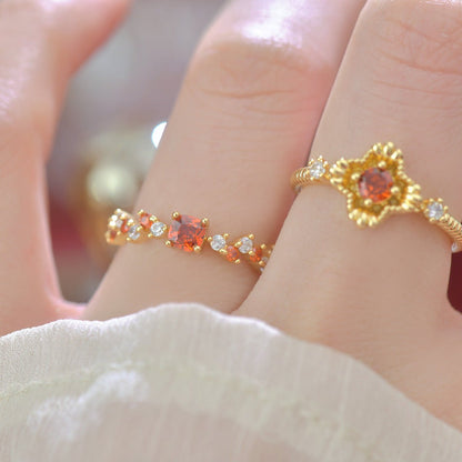 Ruby Poetry Ring