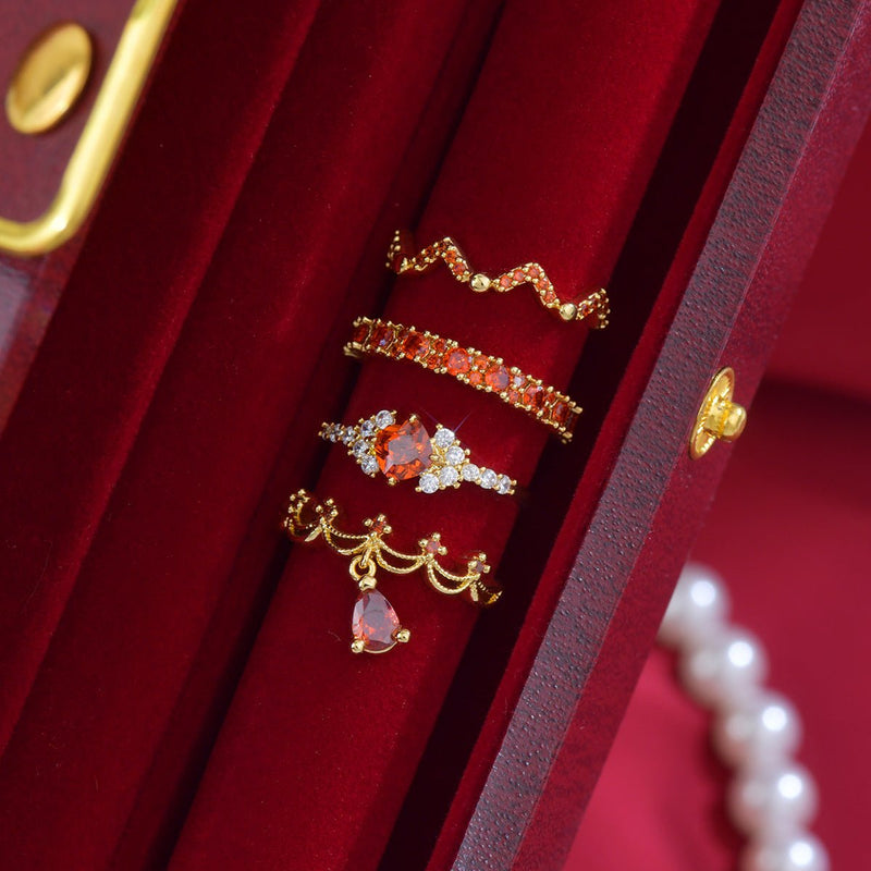Scarlet Coronette Ring