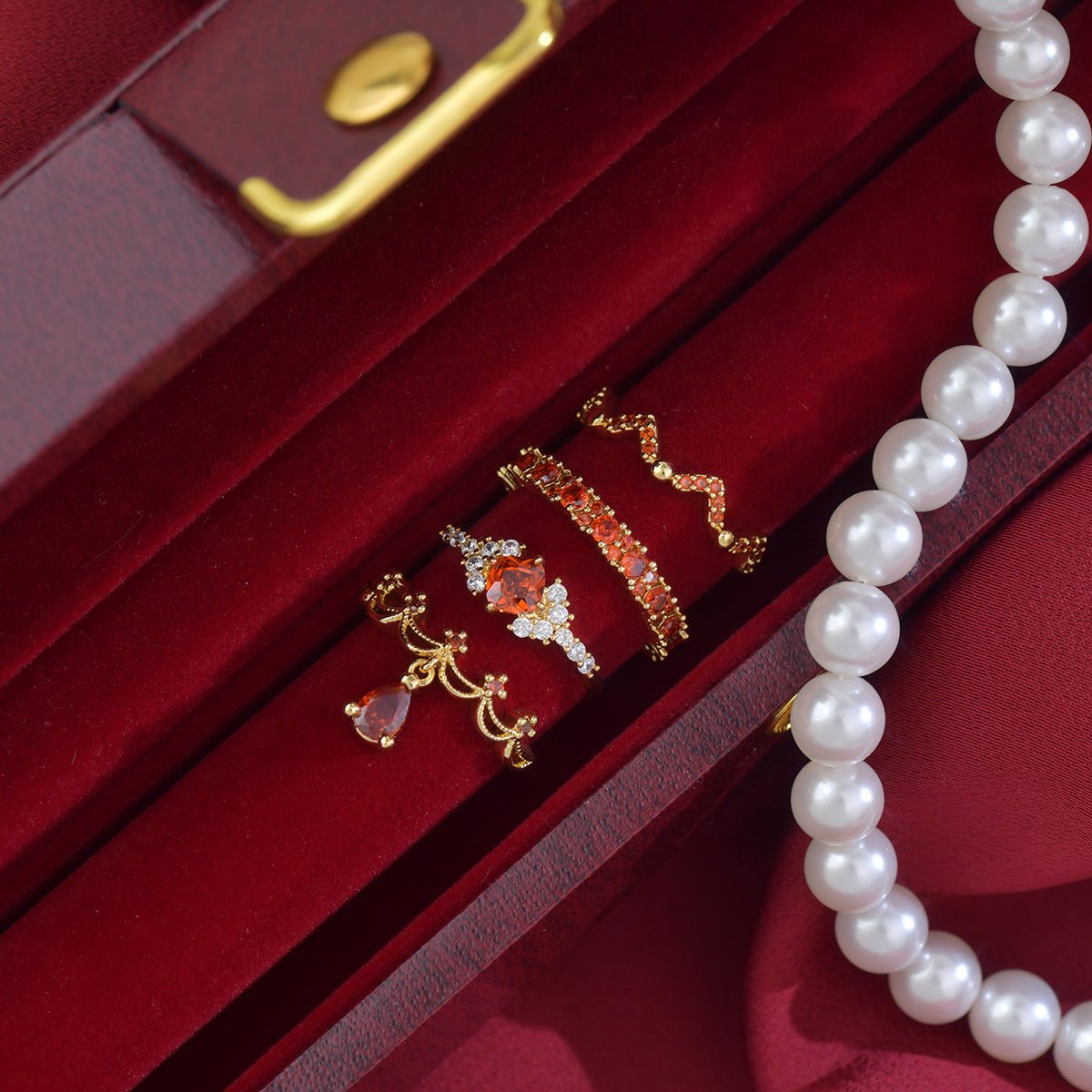 Scarlet Coronette Ring