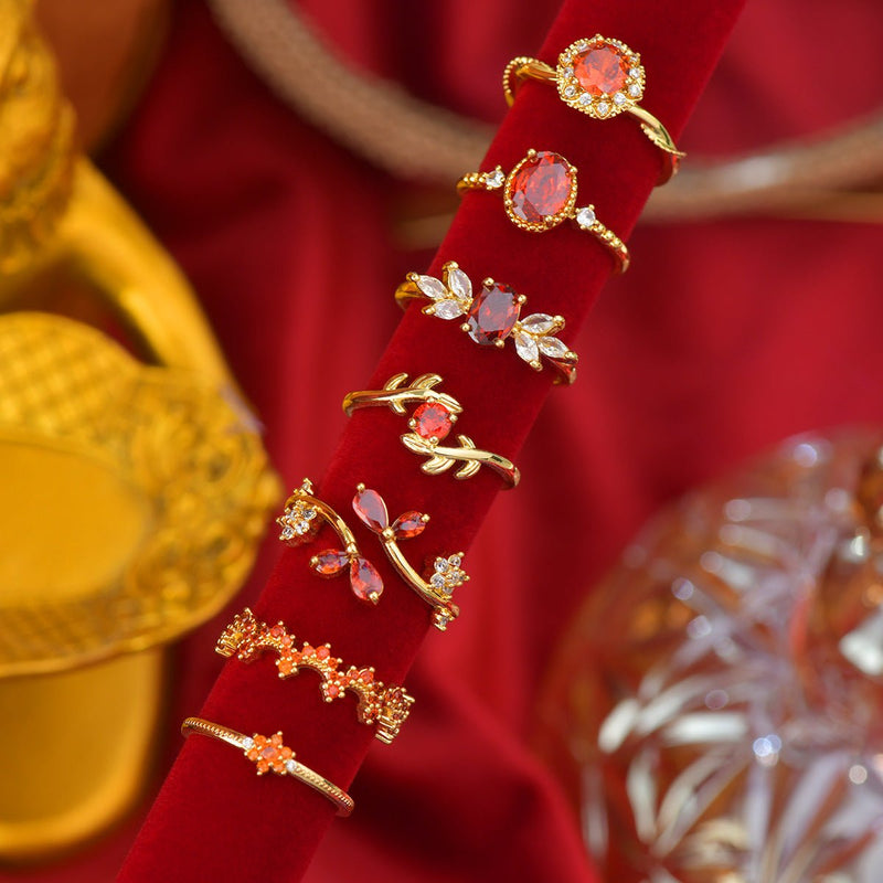 Scarlet Prima Ring