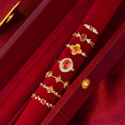 Scarlet Solenne Ring